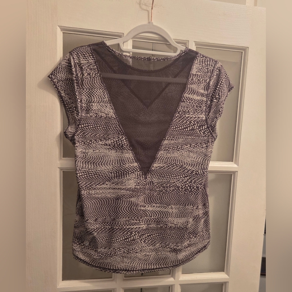Lululemon Athletica For The Run Swerve Vapor Short Sleeve Tee In Metal Grey - Picture 7 of 9